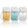 Set of 3 Powerful Mist Hydrating Hand Sanitizer Spray Bulk Travel Size Refreshing Hand Sanitizer 1.35 Fl. oz Spray Bottle Rainwater Unscented Scent for Daily Personal Use Gift