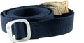 Dakota Travel Money Belt with Hidden Zipper by Thomas Bates (Navy, Adult)