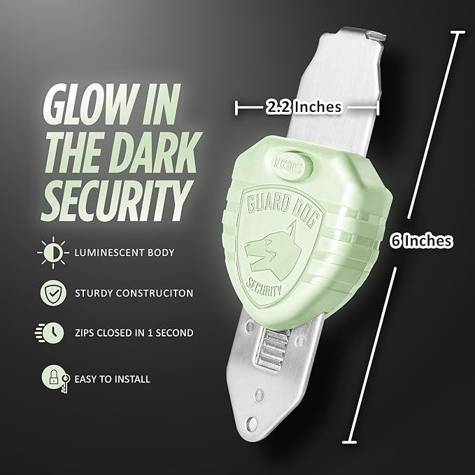 Guard Dog Security Blocklock Portable Door Lock, Hotel Door Locks for Travelers Security, Tough & Durable, Apartment Door Security, Home Security