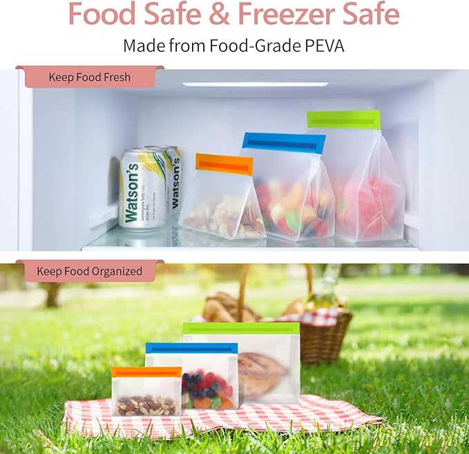 PACKISM Leakpoof Clear Travel Bags for Toiletries - Sealed TSA Approved Toiletry Bags, Reusable Semi-Transparent Clear Makeup Bag, Perfect for Travel Essentials, 1L+1M+1S, Multicolor