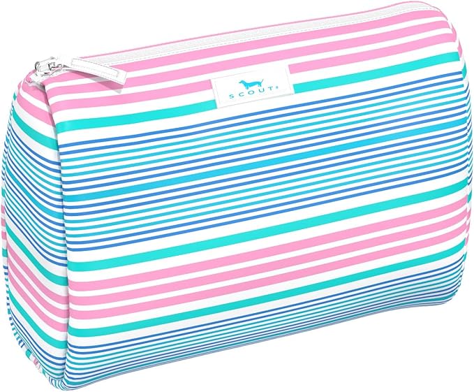 SCOUT Packin' Heat - Large, Water-Resistant, Zip Close Makeup Bag for Women- Toiletry Travel Bag - Cosmetic Bag