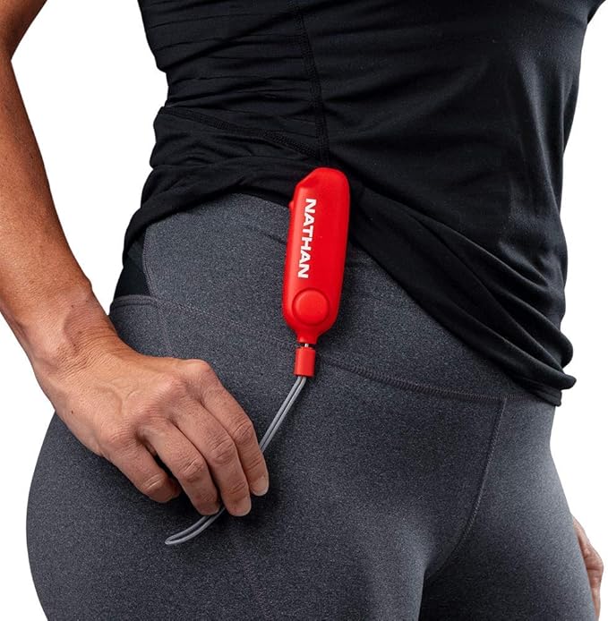 Nathan Personal Alarm Ripcord. SafeRun Siren in Case of Emergency 120DB with/Without Strobe Light. Security Clip for Running, Waking, Hiking, Biking and More. Very Loud and Bright Easy to use, Fast.