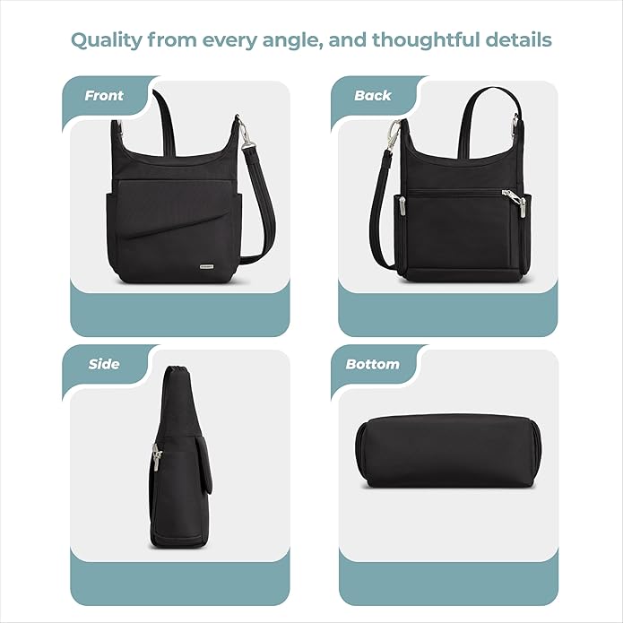 Travelon Anti-Theft Classic Messenger Bag