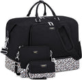 Travel Weekender Bag for Women, 21" Overnight Bag with Shoe Compartment 50L Large Travel Duffel Bag Carry On Tote for Weekend, Overnight, Business Trips, Water Resistant