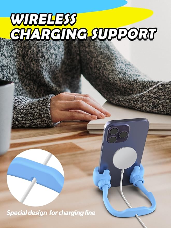 Gifts for Teen Boys Girls Kids: Thumbs Up Lazy Phone Stand Cell Phone Holder Gift for Men Women Adults Funny Gadgets Teenage Dad Father Husband Wife Who Have Everything Stocking Stuffers Cute Things
