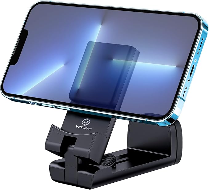 WixGear Magnetic Airplane Phone Holder with Multi Directional 360 Degree Rotation, Pocket Size, Accessory for Airplane, Airplane Phone Mount, Travel Must Have (New Magnetic Version)