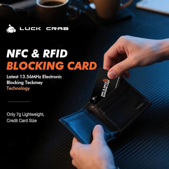 RFID Blocking Cards 3 Pack – Slim SafeCard NFC Wallet Protector for Contactless Credit/Debit Cards & Passports – Anti-Theft RFID Shield for Identity & Data Protection