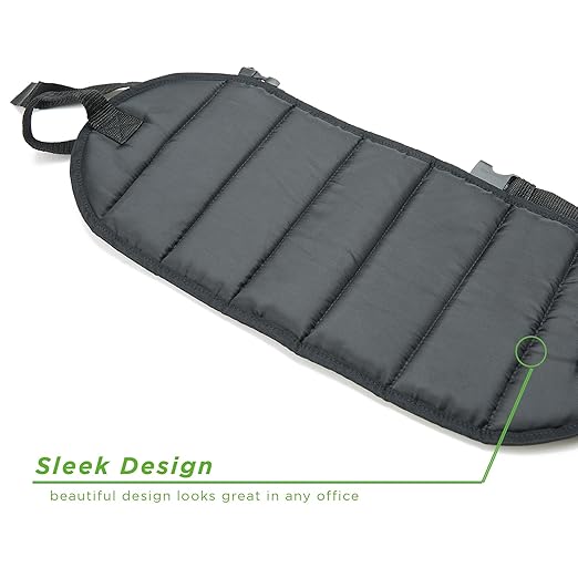 Mind Reader Rest, Ergonomic, Pressure Relief for Comfort, Back, and Body, Foot Plane, Black