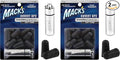 Mack's Covert Ops Soft Foam Shooting Ear Plugs, 7 Pair Plus Travel Case - 32 dB High NRR, 37dB SNR - Comfortable Earplugs for Hunting, Tactical, Target, Skeet and Trap Shooting (Pack of 2)