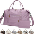 ELONGRIVER Travel Duffle Bag for Women, Weekender Bags, Hospital Bag for Labor Delivery, Lightweight Tote Duffel Overnight Bag with Luggage Sleeve,Airplane Travel Bags (Purple, X-Large)