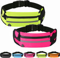 Anti-theft Invisible Waist Bag, Anti-Theft Money Belt Multifunctional Outdoor Sports Waist Bag, for Outdoor Running (Green+Rose Red)