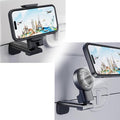 MiiKARE Airplane Travel Essentials Phone Holder, Universal Handsfree Phone Mount for Flying with 360 Degree Rotation, Accessory for Airplane, Travel Must Haves Phone Stand for Desk, Tray Table