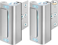 Door Lock for Kids Safety - Home Security Door Reinforcement Lock for Front Door Bedrooms Withstand 800 lbs Top Metal Flip Child Proof Door Lock Latch Night Door Guardian for Inward Swinging Doors
