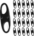 Phinus Lock Combo, Total 21PCS Clips Anti-Theft, S Shaped Zipper Locks, Locks Anti-Theft for Luggage, Clothing, Backpacks, Boots, Purses, Travel Outdoor Sports - Black
