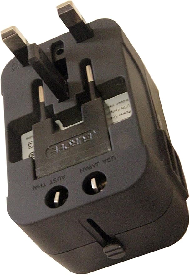 Travel Adapter, Universal Power Adapter Worldwide Wall AC Power Plug Converter Travel Charger with Type-C and USB-A Charging Ports for USA EU UK AUS Mobile Phones, Tablets, MP3s and Shavers
