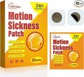 Motion Sickness Patches for Cruise,Car,Bus,Ships,Airplane,Park Rides - Non-Drowsy - Travel Essentials for Adults and Kids(42 Count (Pack of 1))