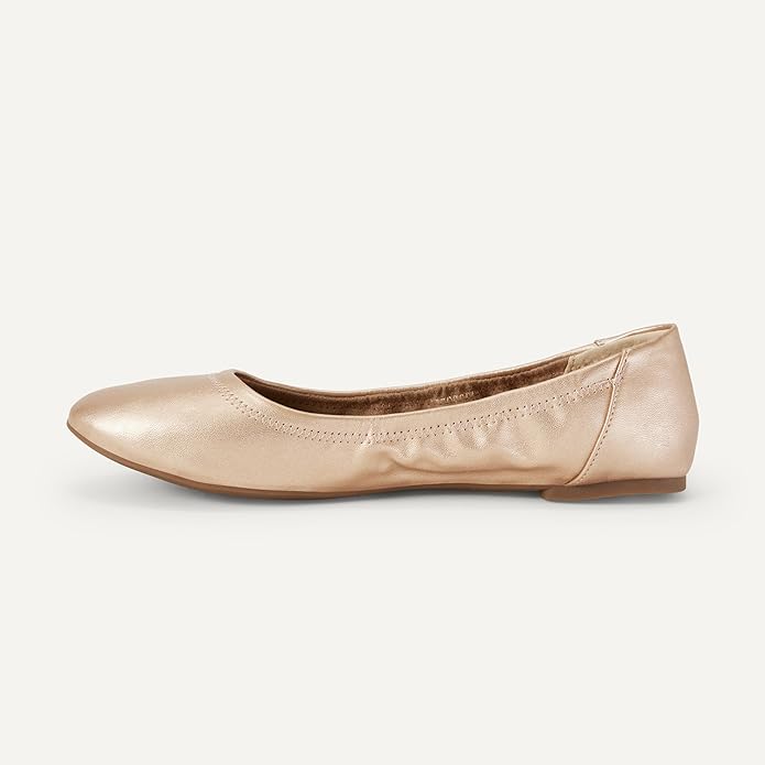 Amazon Essentials Women's Belice Comfortable Slip-On Ballet Flats Shoes