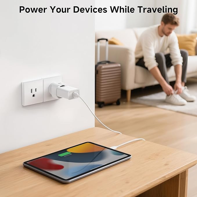 Cable Matters European to US Plug Adapter, EU to US Plug Adapter Converter for Type C/E/F to Type B, Works with Devices from France, Germany, Italy, Spain, Greece, and More, CE & RoHS Certified