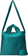 KALIDI Compact Tote Shopping bag Lightweight Foldable Tiny Reusable Grocery Shoulder Bag Crossbody