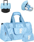 Elilier Personalized Duffle Bag for Women Girls, Gifts for Women Teen Girls, Letter Travel Bag with Trolley Sleeve & Shoe Compartment, Gifts for Mom, Friends, Sister, Daughter, Birthday Gift Idea