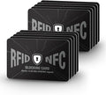 DUGRAFT 10 Pack RFID Blocking Card, One Card Protects Your Entire Wallet, NFC Contactless Signal Blocker, Credit Card Protector, Rfid Card BLocker