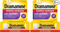 Dramamine Motion Sickness Relief Less Drowsey Formula, 8 Count (Pack of 2)