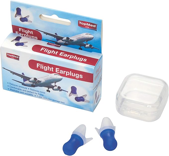 Flight Ear Plugs Pressure Relief Earplugs for Adult 1 Pair