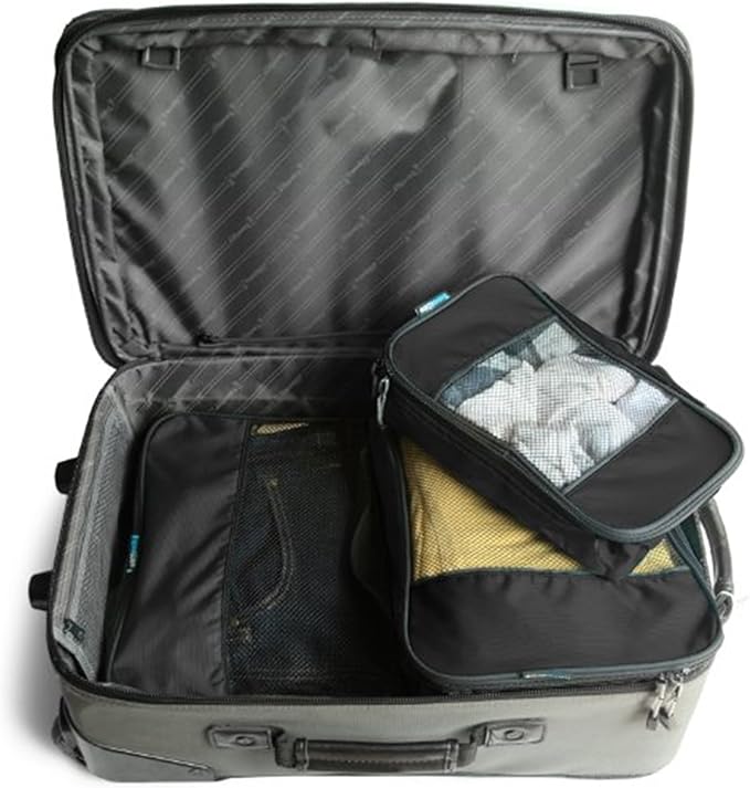 TravelWise Packing Cubes - 3 Piece Set (Black)