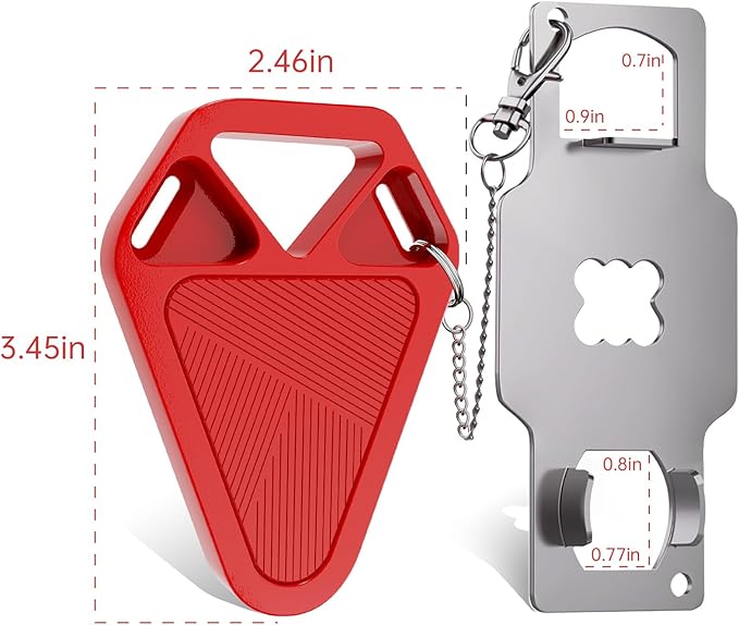 Portable Door Lock Travel Door Locks for Hotel Rooms Apartment Locks Home Security Defender Door Lock Latch Extra Door Locker from Inside Safety Door Locks for Travelers Portable Lock for Door