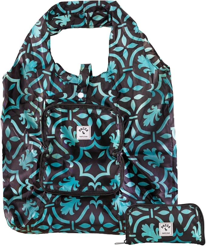 Pacca Packable Tote Bag Travel Shopping Bag Foldable Tote Bag for Travel, Grocery, Beach, Cruise Ultra Light Tote