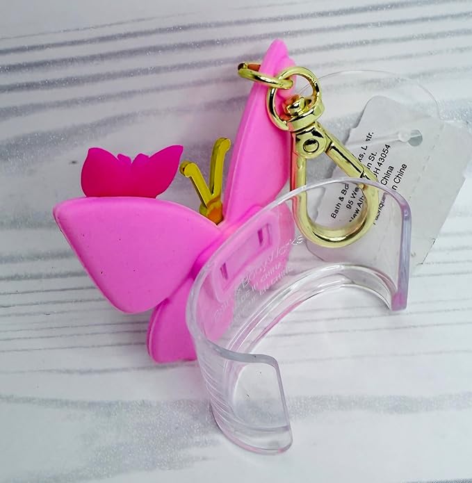 Bath and Body Works Double Butterflies in Pink Pocketbac Holder