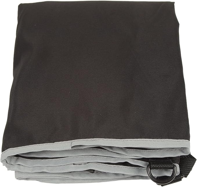 Ergonomic Airplane Footrest Hammock Cover Adjustable Travel Footrest for Improved Sitting Position on Planes Buses and Outdoor Seating (Black)