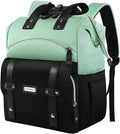 FALANKO Laptop Backpack for Women,College Work Teacher backpack for 15.6 Inch laptop,Travel Anti Theft Laptops Backpack RFID, Shoulder Purse Bags Green Black