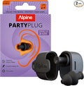 Alpine PartyPlug Concert Ear Plugs - Noise Reduction Ear Plugs for Party, Concert, Festival and Music - Reusable Earplugs (Transparent (Multisize))