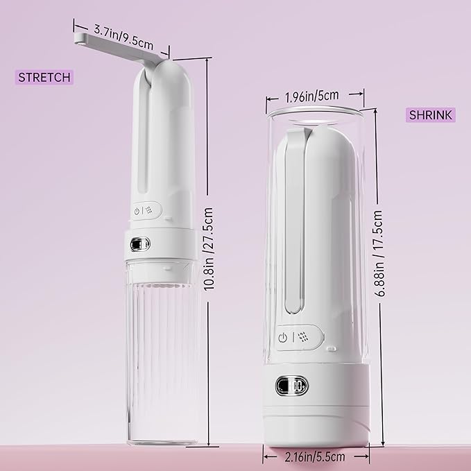 Electric Portable Bidet – Rechargeable Travel Bidet for Women Postpartum Care & Personal Hygiene | with 3 Pressure Modes for Home Travel & Camping (Pink)