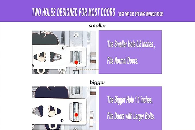 Portable Door Lock Home Security Door Locker Travel Locks for Additional Safety and Privacy Perfect for Apartment Hotel Home College 2 Pack