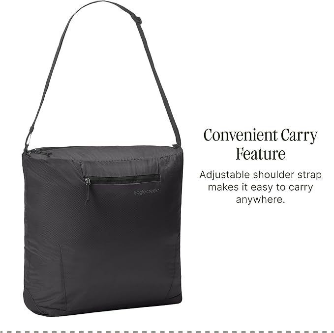 Eagle Creek Packable Tote Bag – Lightweight, Compact, Water-ResistantTote - Recycled Materials,Foldable Design, Easy Storage