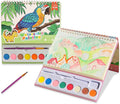 Cavnewt Watercolor Coloring Books for Kids Ages 4-8, Mess Free Watercolor Painting Book, Paint with Water Books for Toddlers, Travel Activities Arts Party Favors Birthday Gifts for Kids Girls & Boys