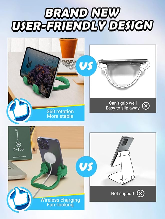 Gifts for Teens Boys Girls Cell Phone Holder: Mens Gifts for Women Adults Thumbs Up Phone Stand Gifts for Kids Teenager Husband Wife Dad Mom Cool Gadgets Ideas Stocking Stuffers Birthday Gift