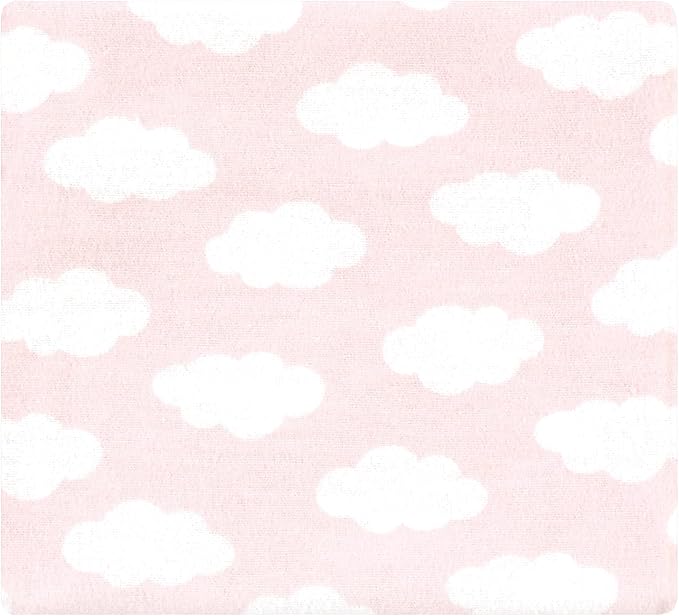 Hudson Baby Unisex Baby Cotton Flannel Receiving Blankets Bundle, Unicorns Rainbows, One Size
