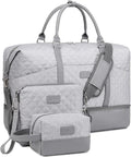Weekender Bag, Large Travel Duffel Bag for Women, Carry on Overnight Bag with Shoe Compartment and Toiletry Bags