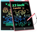 EooCoo Toys for Ages 3-8, 12 Inch LCD Writing Tablet 2 Pack, Todder Kids Easter Gifts, Electronic Drawing Board, Kids Drawing Pad, Birthday Gifts for Boys & Girls, Kids Travel Essential - 12 Inch