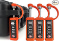 LAFENLIN 4-Pack TSA-Approved Gun Case Locks for Secure Firearm Transport & Storage, Cut-Proof Heavy Duty Padlocks Fit Gun, Rifle, Handgun, & Pistol Travel Cases, Orange