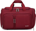 MILADA Underseat Carry On Luggage Bags for Travel Lightweight Foldable Carry On Bags for Airplanes Small Duffle Bag for Men Women TSA Approved Underseat Bag Travel Tote Bags, Burgundy