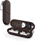 ProCase Toothbrush Travel Case for Oral-B/Oral-B Pro 1000 1500 5000 7000 7500 6000 9600/ Phlips Sonicare 4100 5100 1100 6100 5300 Oral-B iO Electric Toothbrush Portable Hard Container -Chocolate