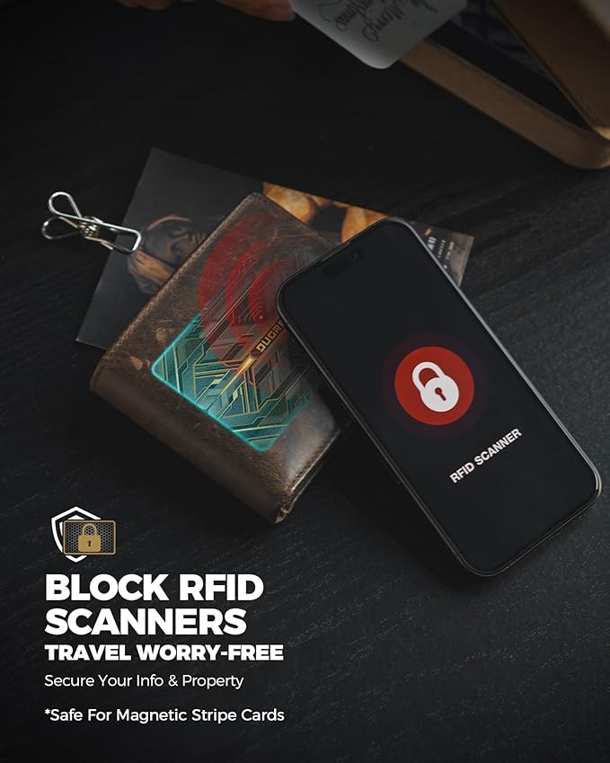 DUGRAFT 8 Pack RFID Blocking Cards Credit Card Protectors Anti-Theft Card Blocker NFC Contactless Protection for Entire Wallet, Travel Essentials