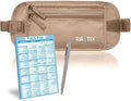 Money Belt For Travel Wallet Belt Passport Holder Travel Pouch to Protect You With RFID Transmissions –Secure, Hidden