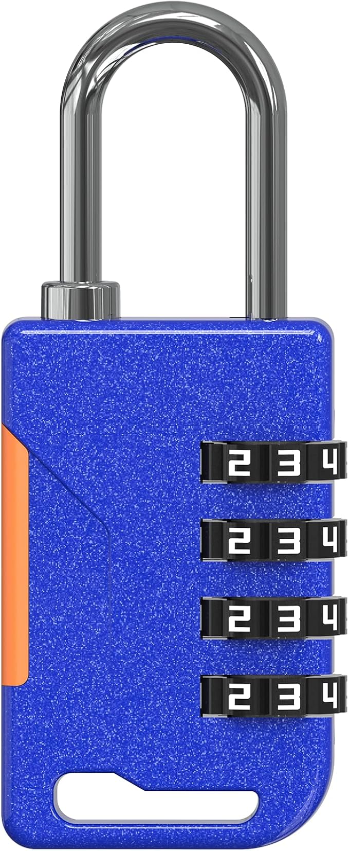 Lock for Gym Locker, Small Combination Lock for Travel Luggage, Combo Padlocks for Outdoor Use, 4 Digit Combination Padlock for Locker, Cabinet, Storage Unit, Suitcase Zipper, Box (Blue)