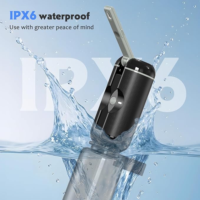 Portable Bidet for Travel, Rechargeable Travel Bidet Sprayer Fits Various Sizes of Water Bottles, Waterproof High Pressure Handheld Bidet for Women Men Personal Hygiene
