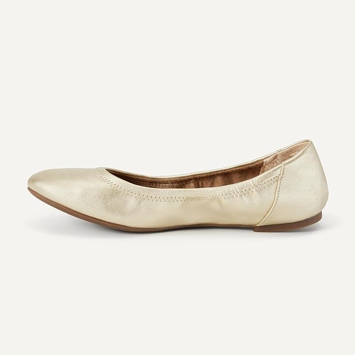 Amazon Essentials Women's Belice Comfortable Slip-On Ballet Flats Shoes